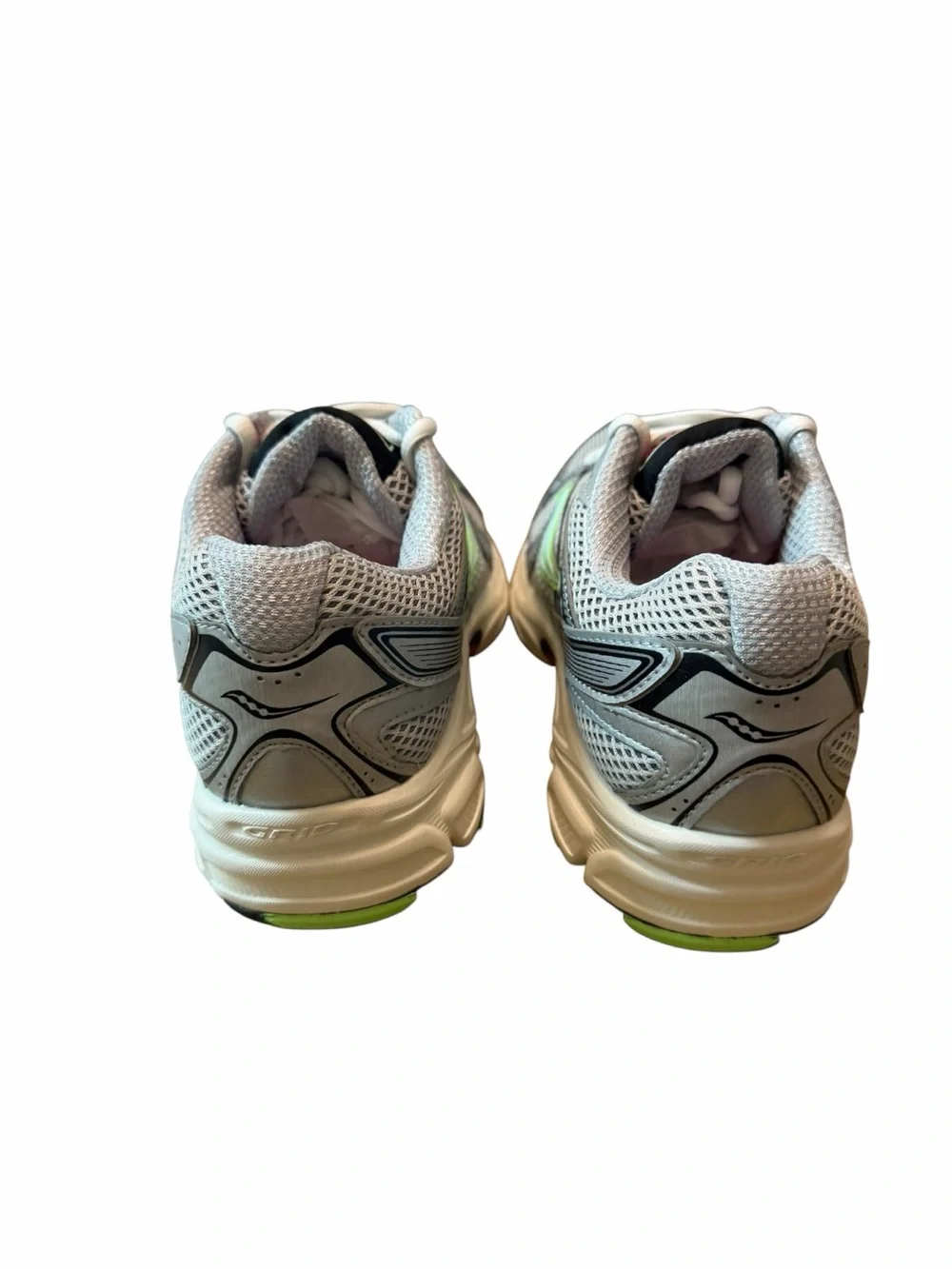 Saucony Ride Millennium Y2K Gray Green Mesh Sneakers Women’s 8.5 New